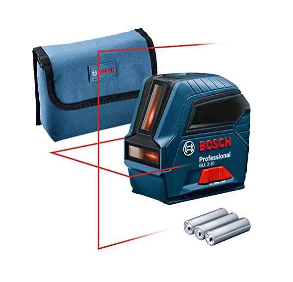 BOSCH GLL 2-10 Križni laserski nivelir 10m crveni zrak