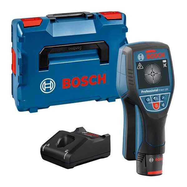 BOSCH D-tect 120 Detektor kablova metala i drveta 1x2Ah punjač i L-Boxx kofer