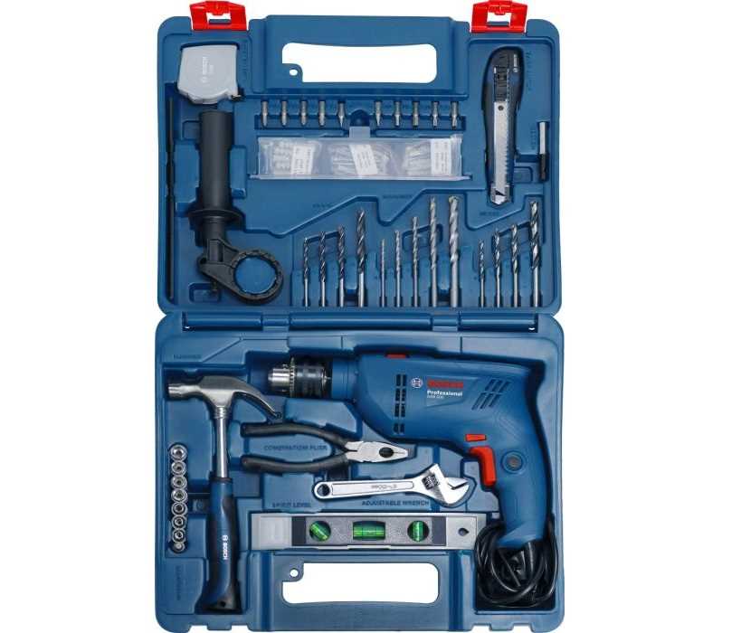 BOSCH GSB 600 Vibraciona bušilica 600W sa setom alata 100kom u koferu