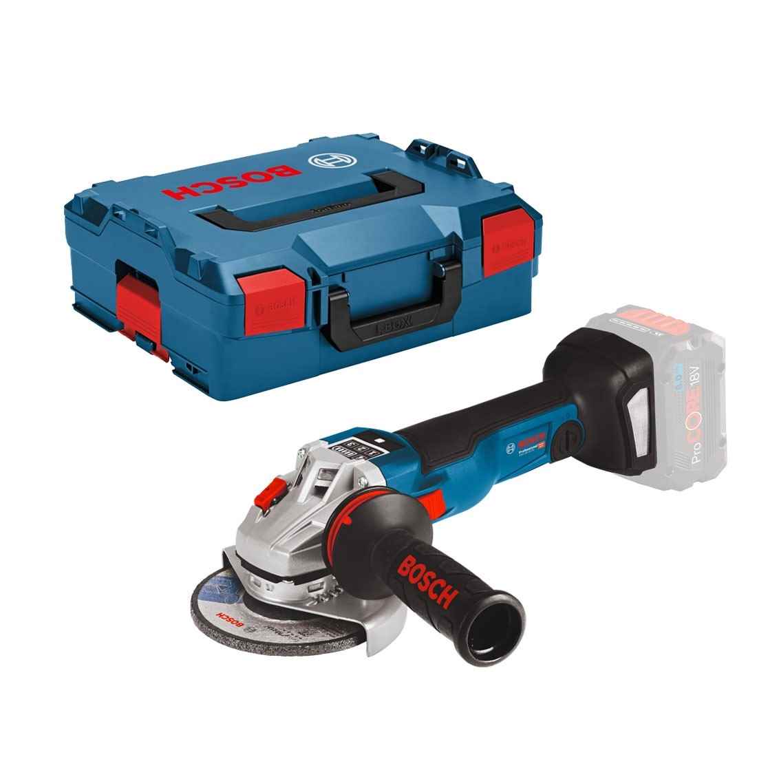 BOSCH GWS 18V-10 SC Akumulatorska ugaona brusilica sa potenciometrom 18V 150mm SOLO L-BOXX