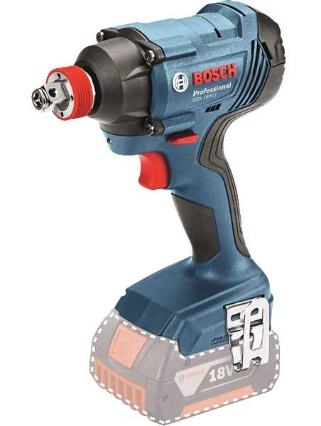 BOSCH GDX 180-LI Akumulatorski udarni odvijač - zatezač 18V 1/2 cola M + HEX Ž SOLO