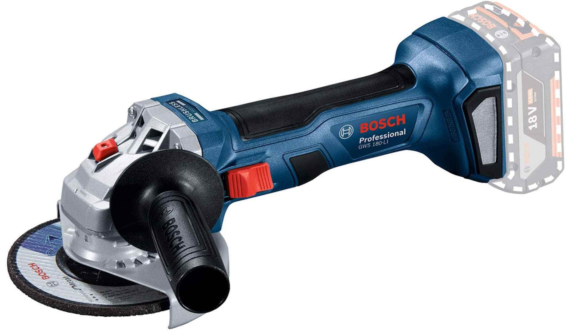 BOSCH GWS 180-LI Akumulatorska ugaona brusilica 18V 125mm SOLO