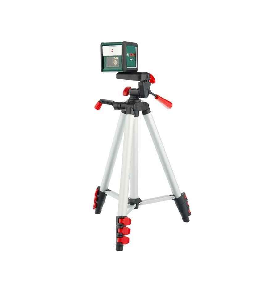 BOSCH QUIGO PLUS Križni laserski nivelir 10m crveni zrak sa stativom