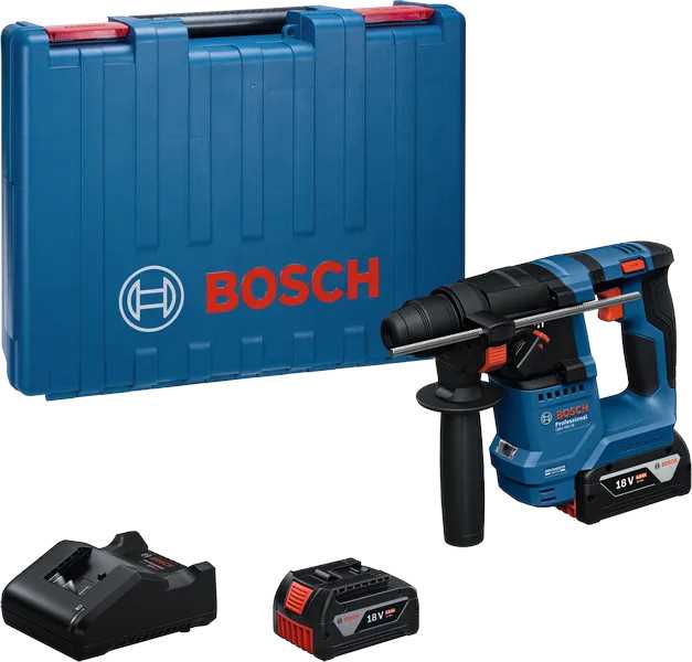 BOSCH GBH 18V-18 Akumulatorska udarna bušilica 18V 1.5J SDS plus 2x4Ah punjač i kofer