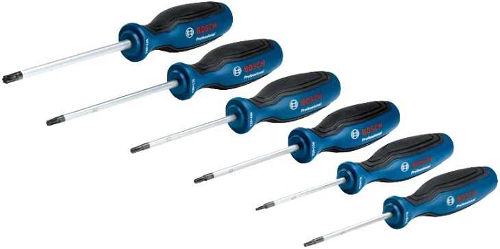 BOSCH Set šrafcigera 6kom torex