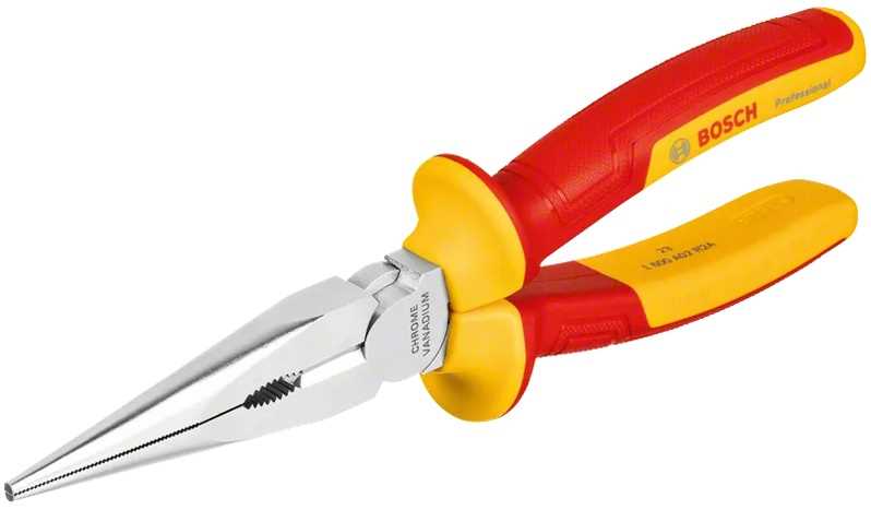 BOSCH Špicasta izolovana kliješta poluokrugla 200mm VDE 1000V