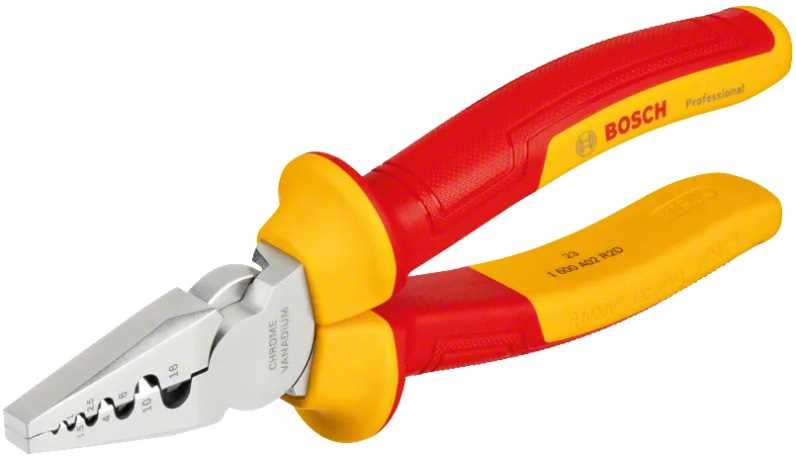 BOSCH Krimp kliješta za hilzne - tuljke 0.25-16mm2 VDE 1000V