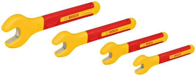 BOSCH Set ključeva ze električare 4 komada VDE 1000V