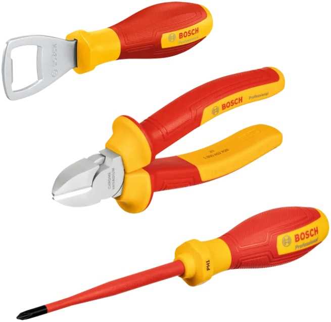 BOSCH Set ručnog alata ze električare 3 komada VDE 1000V u Mini L-Boxx koferu