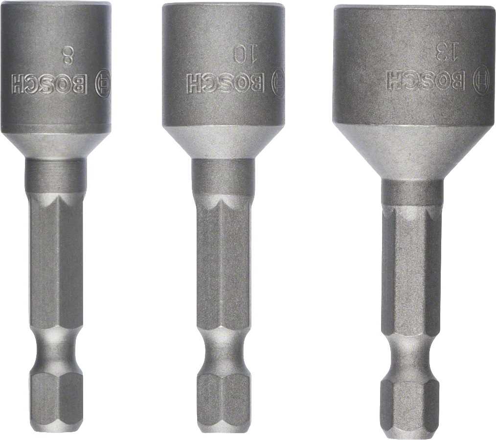 BOSCH Držač šarafa magnetski 3kom 8, 10, 13mm x 50mm