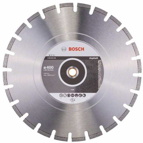 BOSCH Dijamantna rezna ploča 400x3.6x20.00/25.40mm Standard for Asphalt