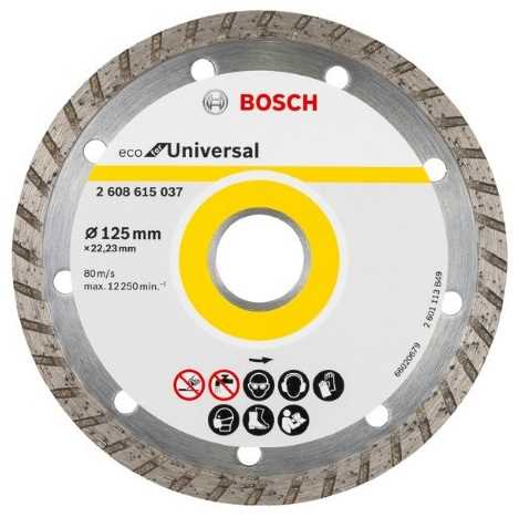 BOSCH Dijamantna rezna ploča 125x2.4x22.23mm ECO for Universal