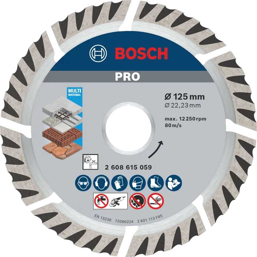BOSCH PRO Dijamantna rezna ploča 125x2.0x22.23mm Multi Material
