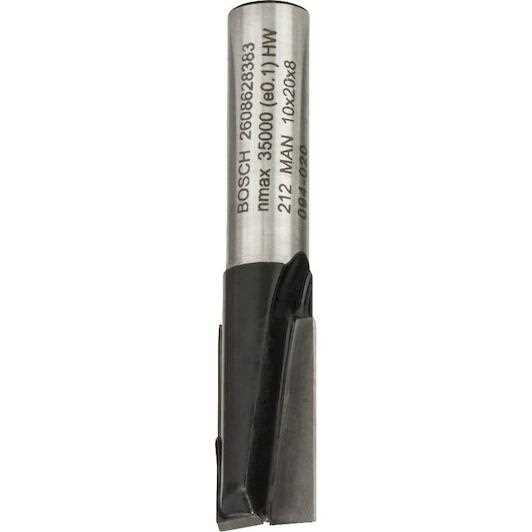 BOSCH Glodalo ravno za utore sa 2 oštrice fi 10mm dužina 19.6/51mm 8mm prihvat Standard for Wood