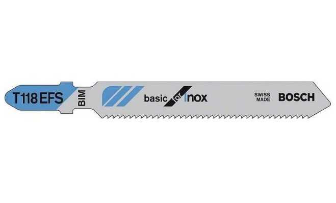 BOSCH List ubodne pile Basic for Inox T118EFS 83mm 5kom