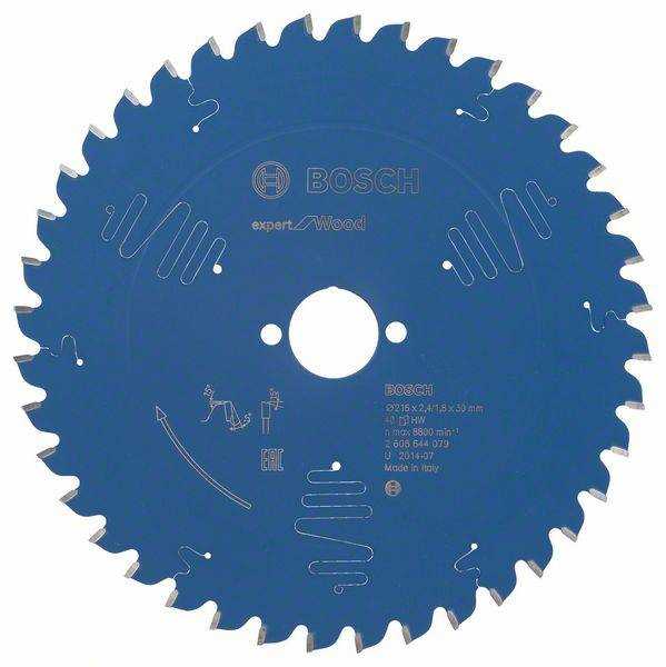 BOSCH List kružne pile Expert for Wood 216x2.4/1.8x30mm 40 zuba