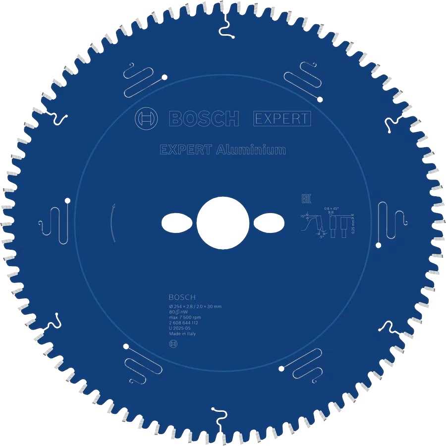 BOSCH List kružne pile Expert for Aluminium 254x28/2.0x30mm 80 zuba