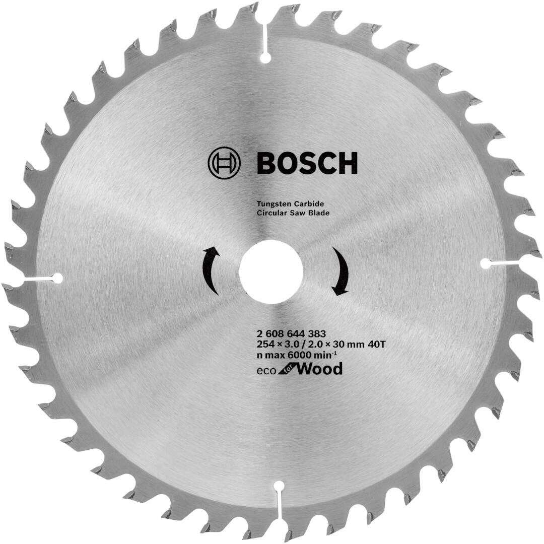 BOSCH List kružne pile Eco for Wood 254x3.0/2.0x30mm 40 zuba