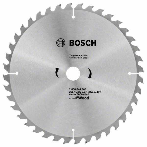 BOSCH List kružne pile Eco for Wood 305x3.2/2.2x30mm 40 zuba