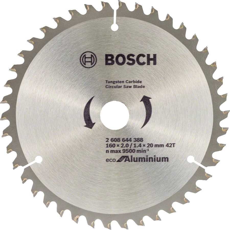 BOSCH List kružne pile Eco for Aluminium 160x2.0/1.4x20/16mm 42 zuba