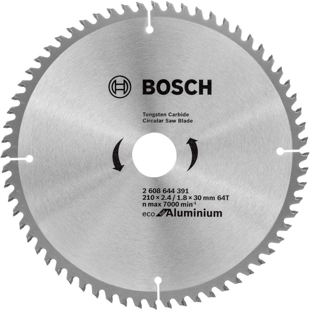 BOSCH List kružne pile Eco for Aluminium 210x2.4/1.8x30mm 64 zuba