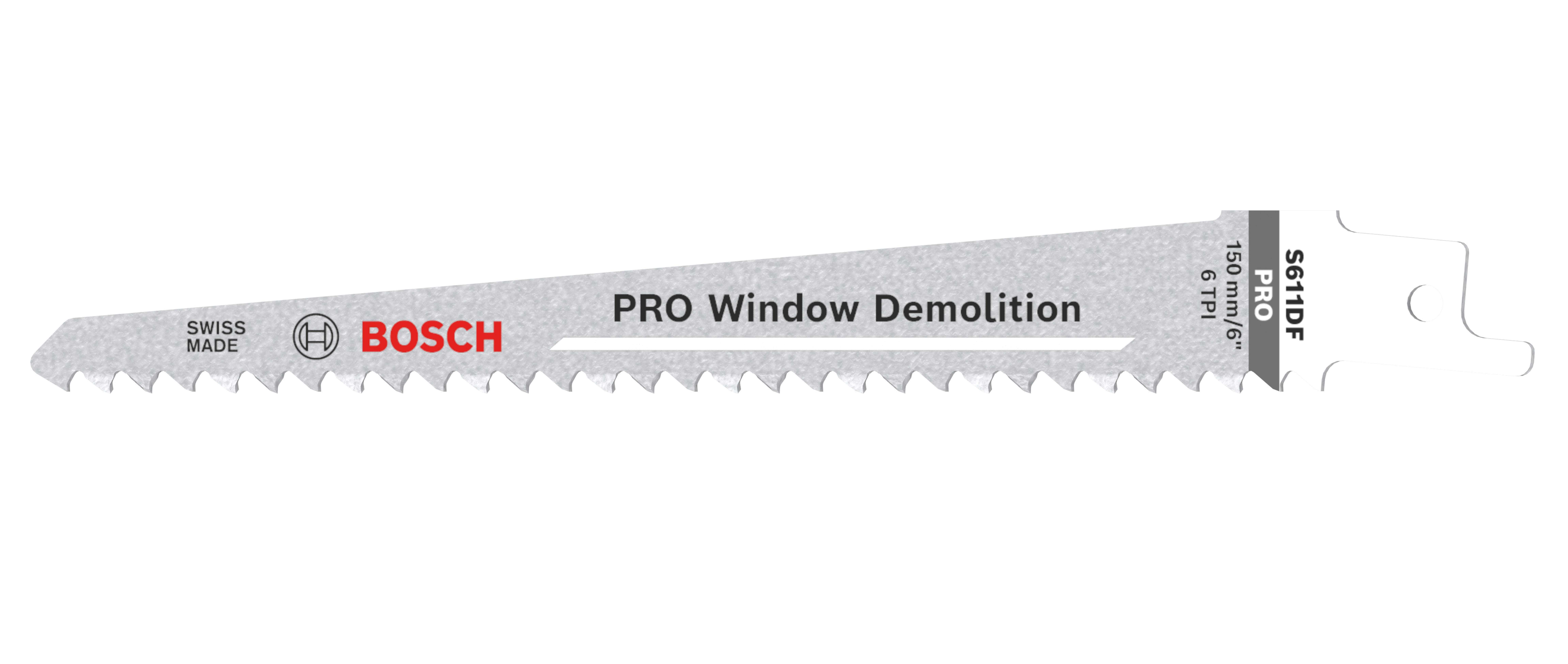 BOSCH PRO List sabljaste pile Window Demolition S611DF 150mm