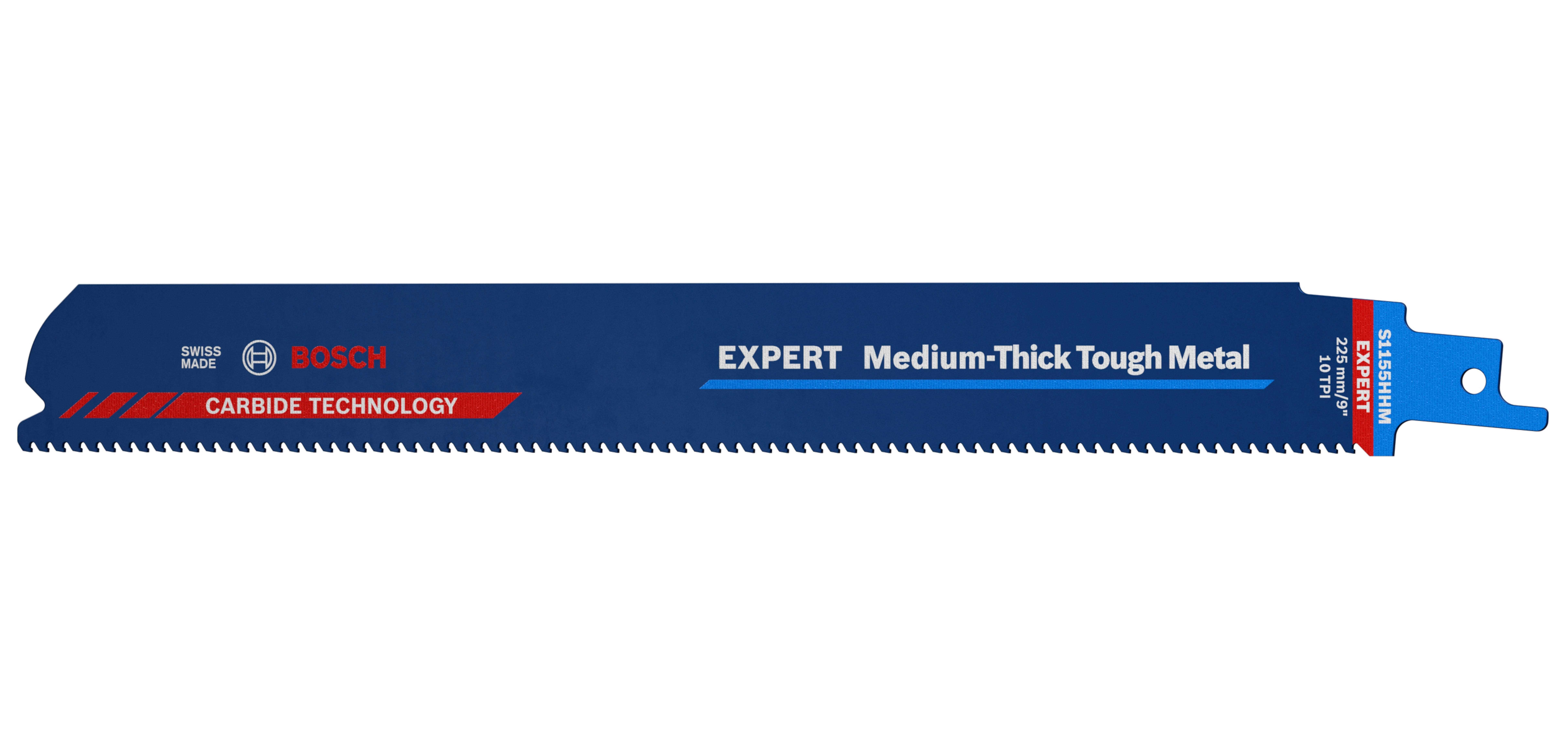 BOSCH EXPERT List sabljaste pile Medium-Thick Tough Metal S1155HHM 225mm