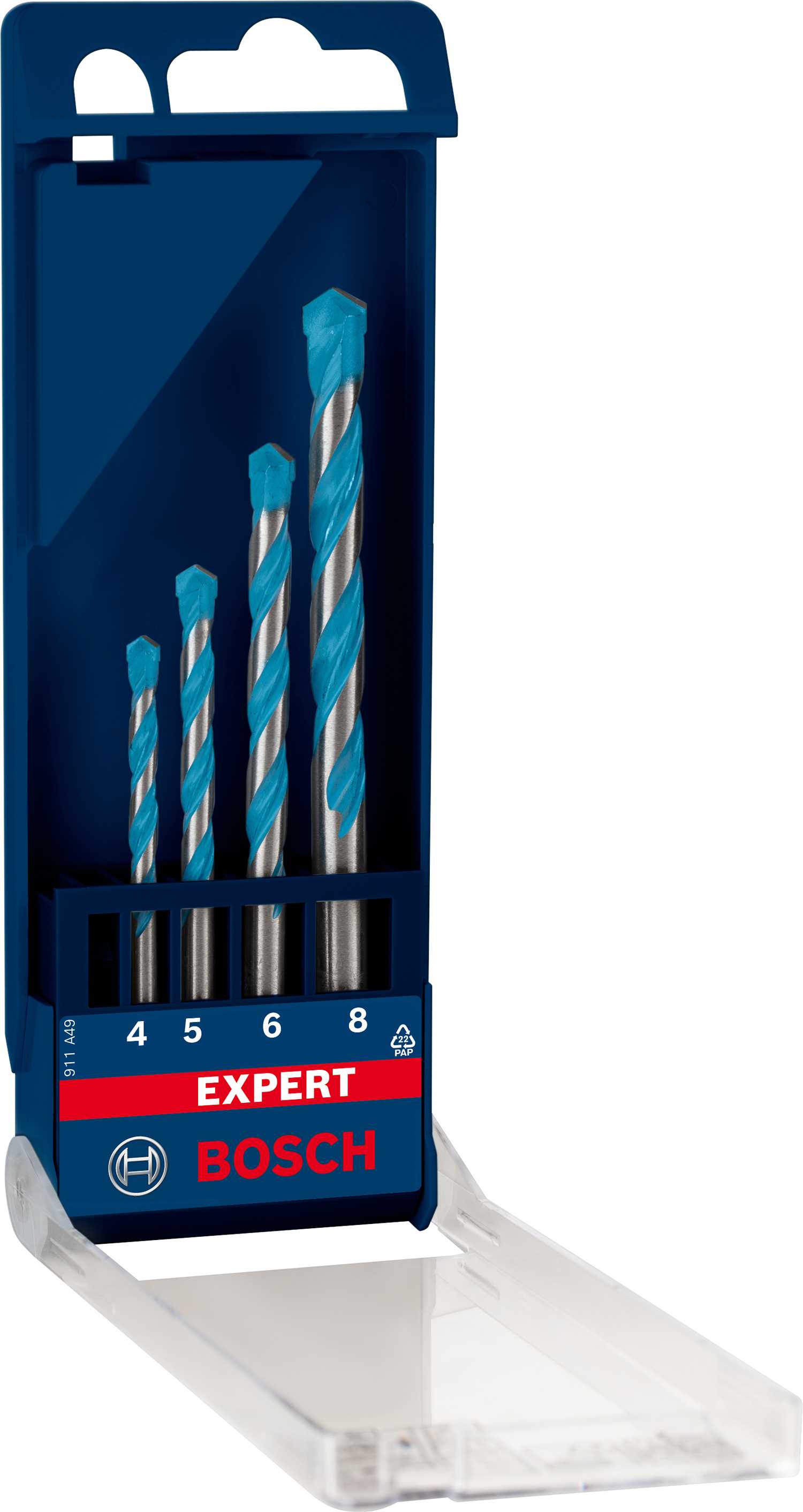 BOSCH EXPERT CYL-9 Set višenamjenskih burgija 4kom 4/5/6/8mm Multi Construction