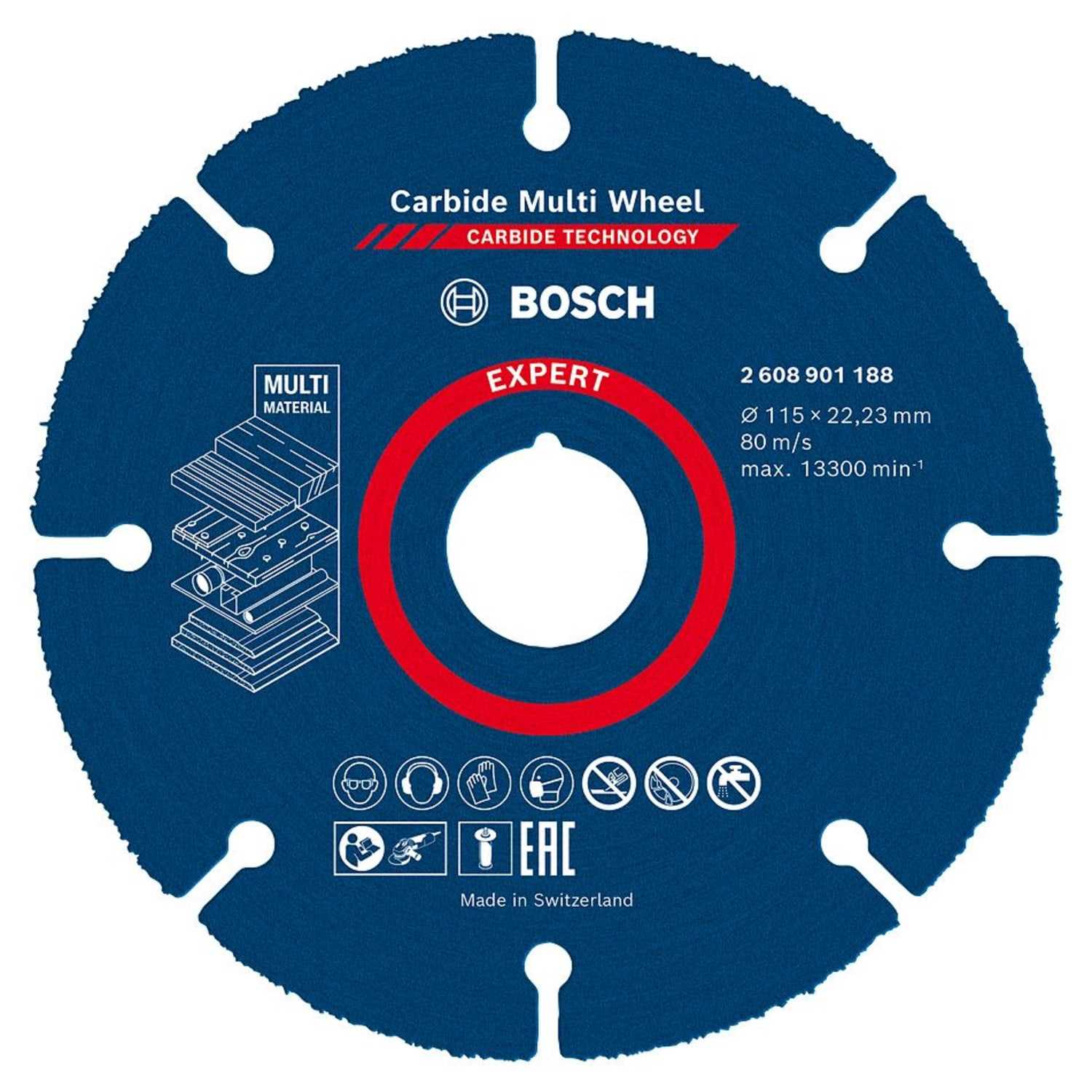BOSCH Rezna ploča EXPERT Carbide Multi Wheel 115x22.23mm