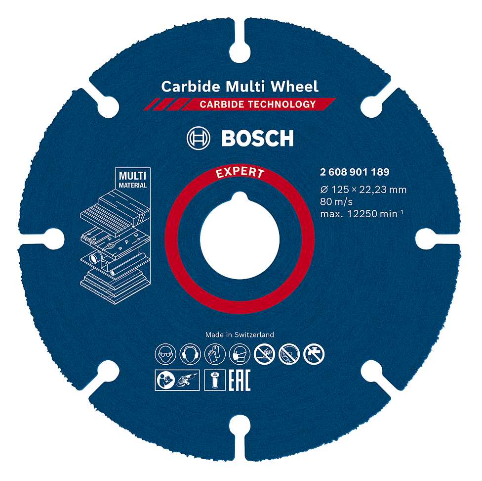 BOSCH Rezna ploča EXPERT Carbide Multi Wheel 125x22.23mm