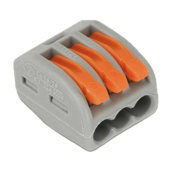 ELMARK Stezaljka bezvijčana preklopna sa 3 kontakta max. 4mm2 32A