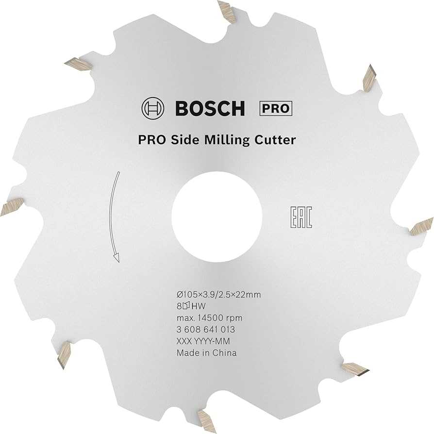 BOSCH PRO Bočno glodalo za keksaricu 105x3.9/2.5x22mm 8 zuba za GFF 22 A
