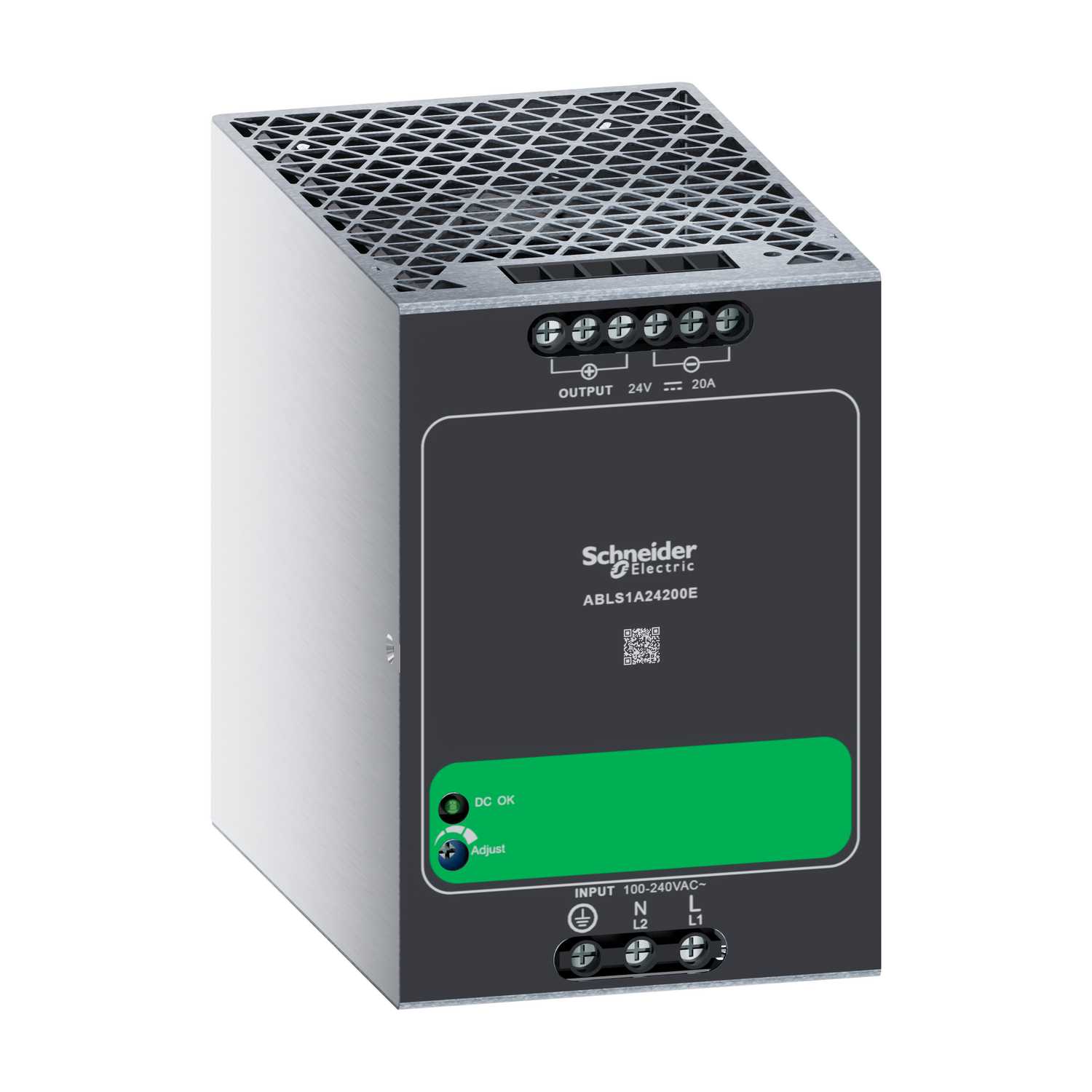 ABLS1A24200E Napajanje DIN letva ulaz 100-240 V AC/140-340 V DC izlaz 24V DC 480W 20A