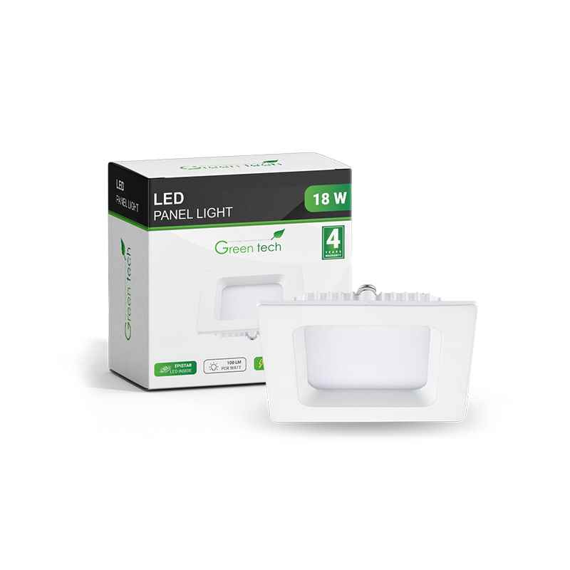 LED Panel ugradni kvadratni 18W 6500K