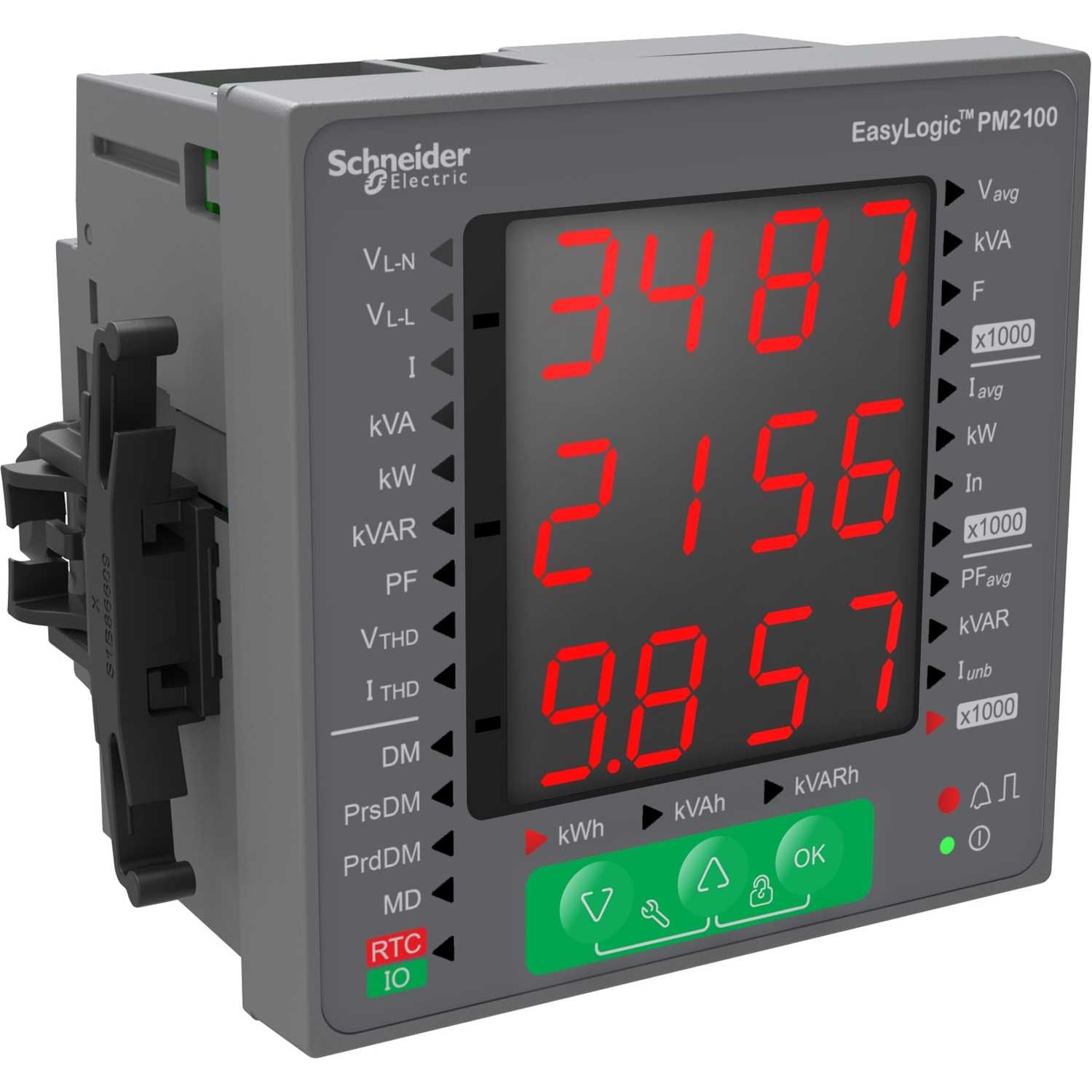 METSEPM2110 Multimetar - impulsni izlaz klasa 1 LED